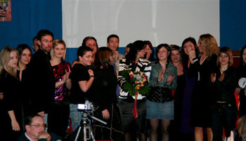Eva con gruppo allievi Eva con gruppo allievi