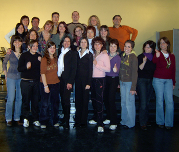 Foto di gruppo con Eva