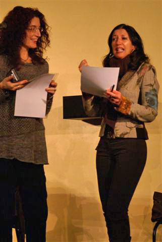 Dora Tortora ed Eva Simontacchi durante la Master Class di dizione